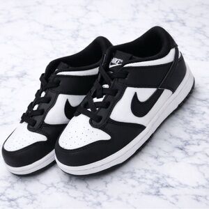 Nike Kids Black and White Dunks Athletic Sneakers